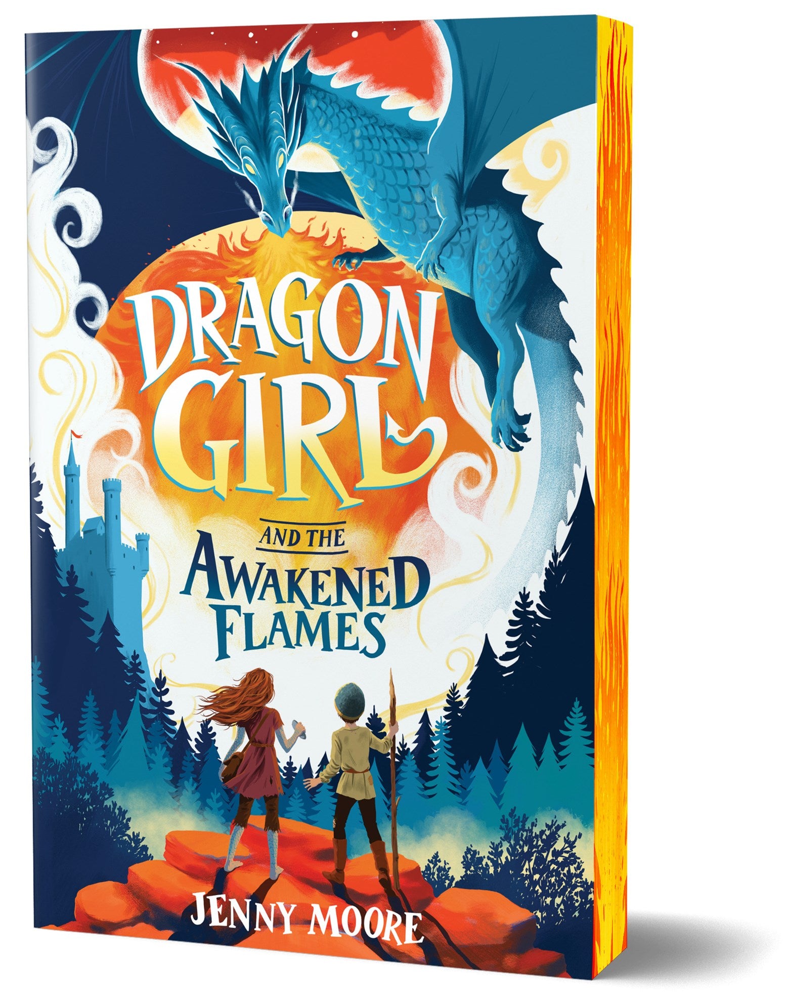 Dragon Girl and the Awakened Flames by Jenny Moore