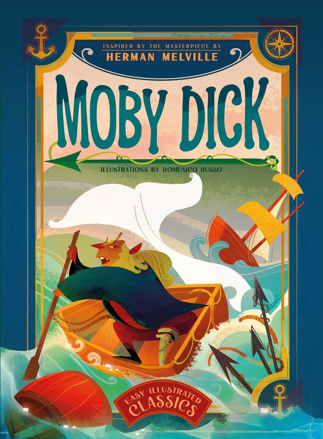 Easy Illustrated Classics: Moby Dick by Domenico Russo