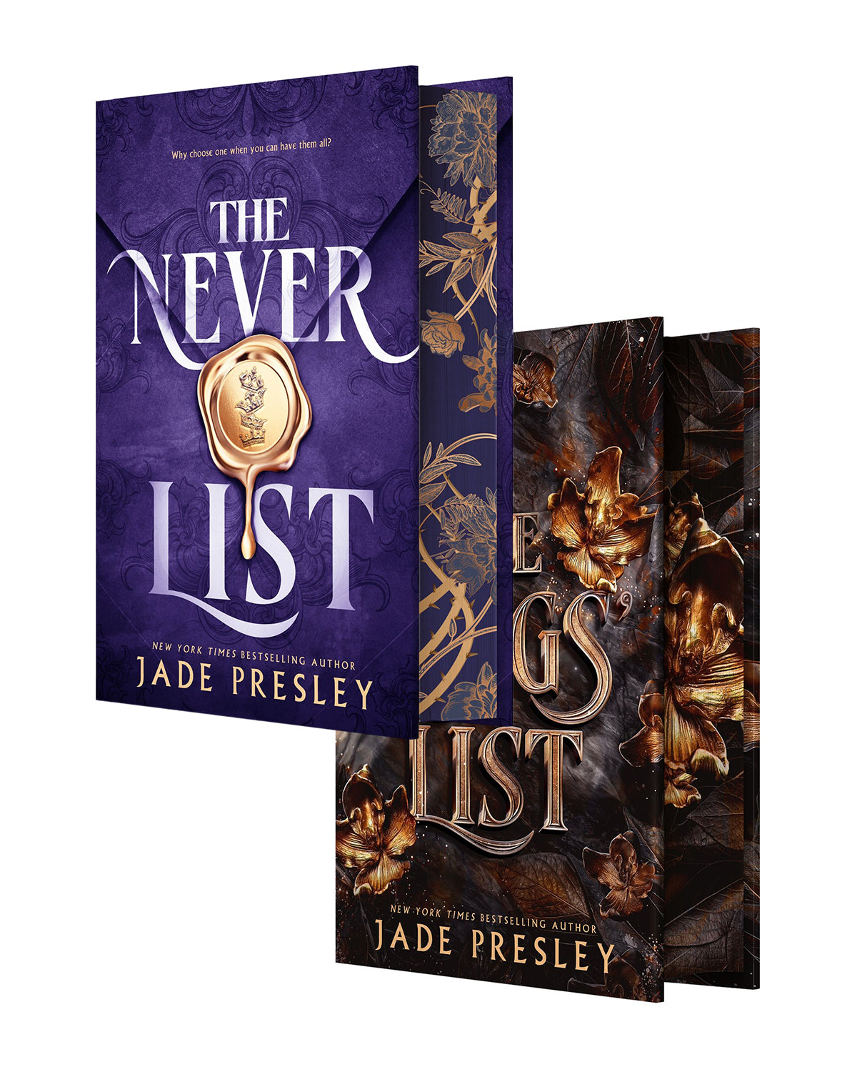 The Never List by Jade Presley Bundle (Deluxe Edition)