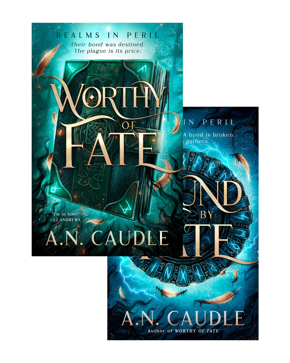 Realms in Peril by A.N. Caudle Bundle (Signed w/ Artwork)