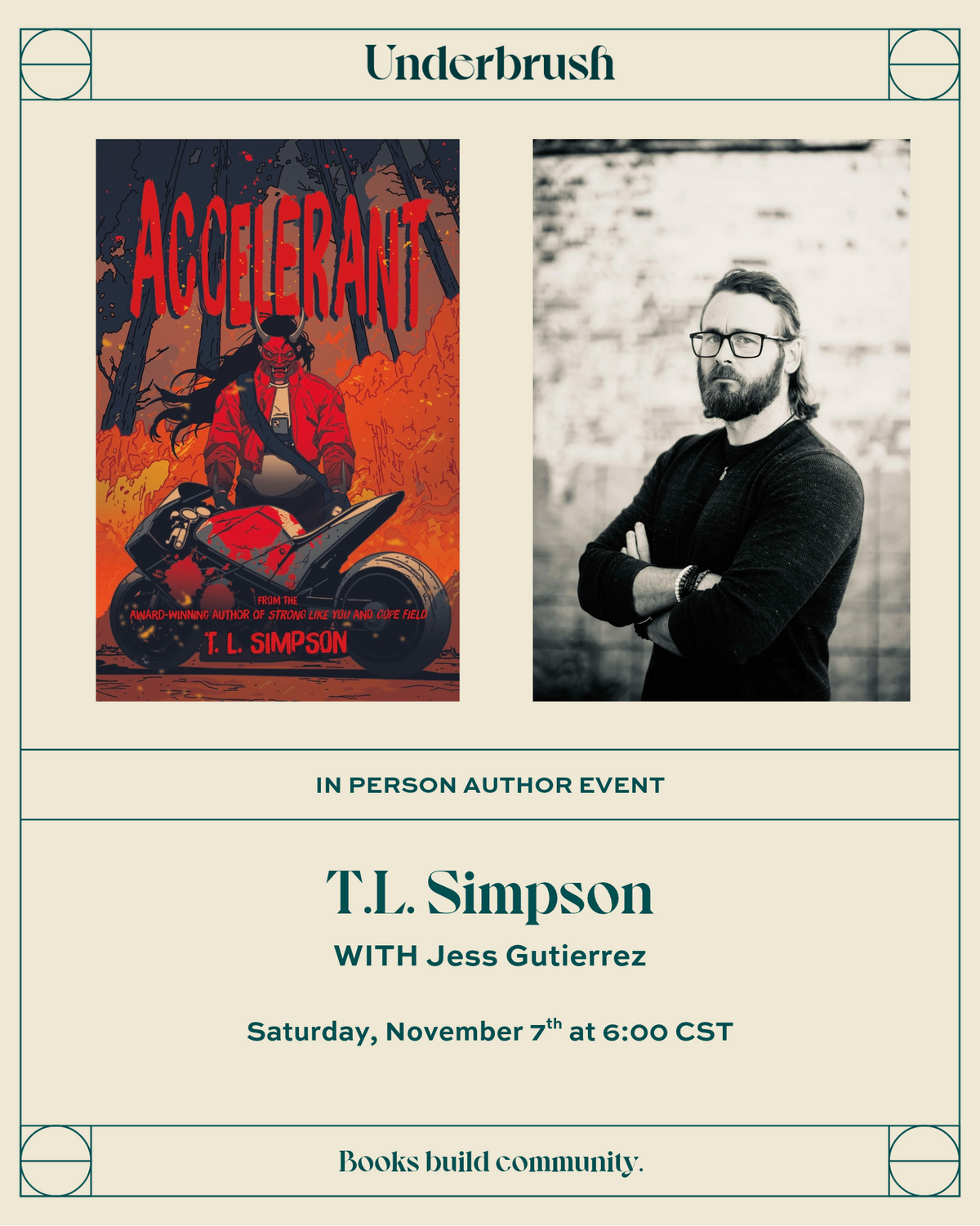T.L. Simpson Author Event