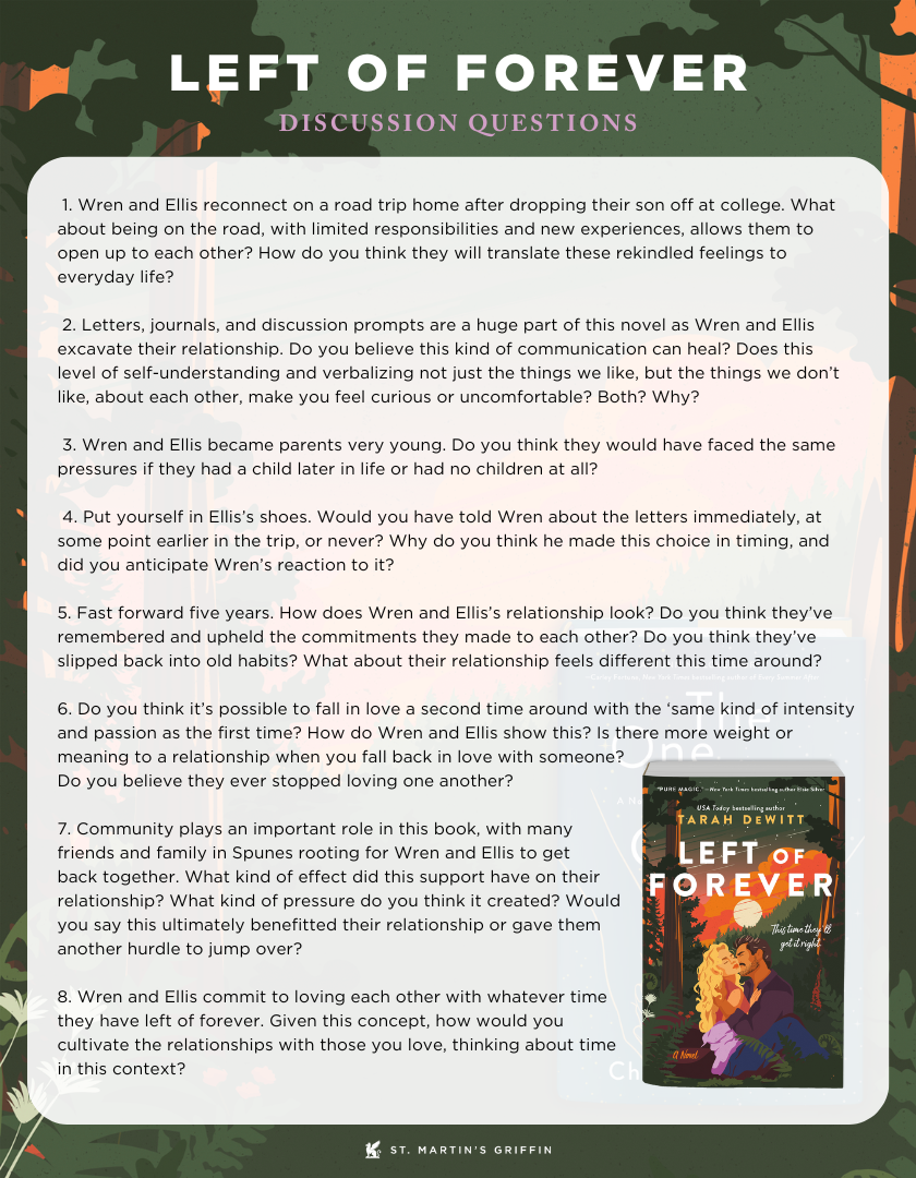 Left of Forever by Tarah Dewitt