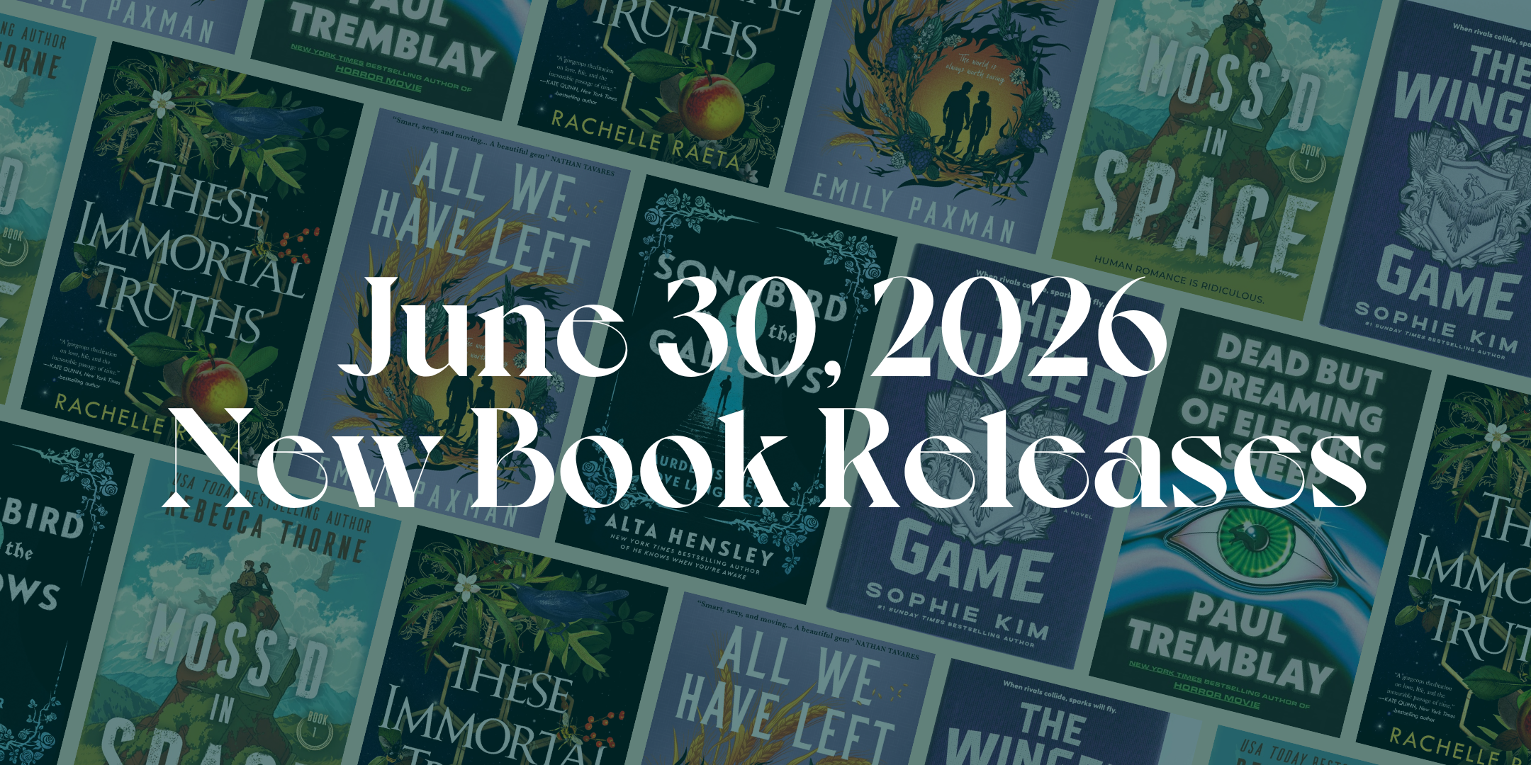 June 30, 2026 New Book Releases