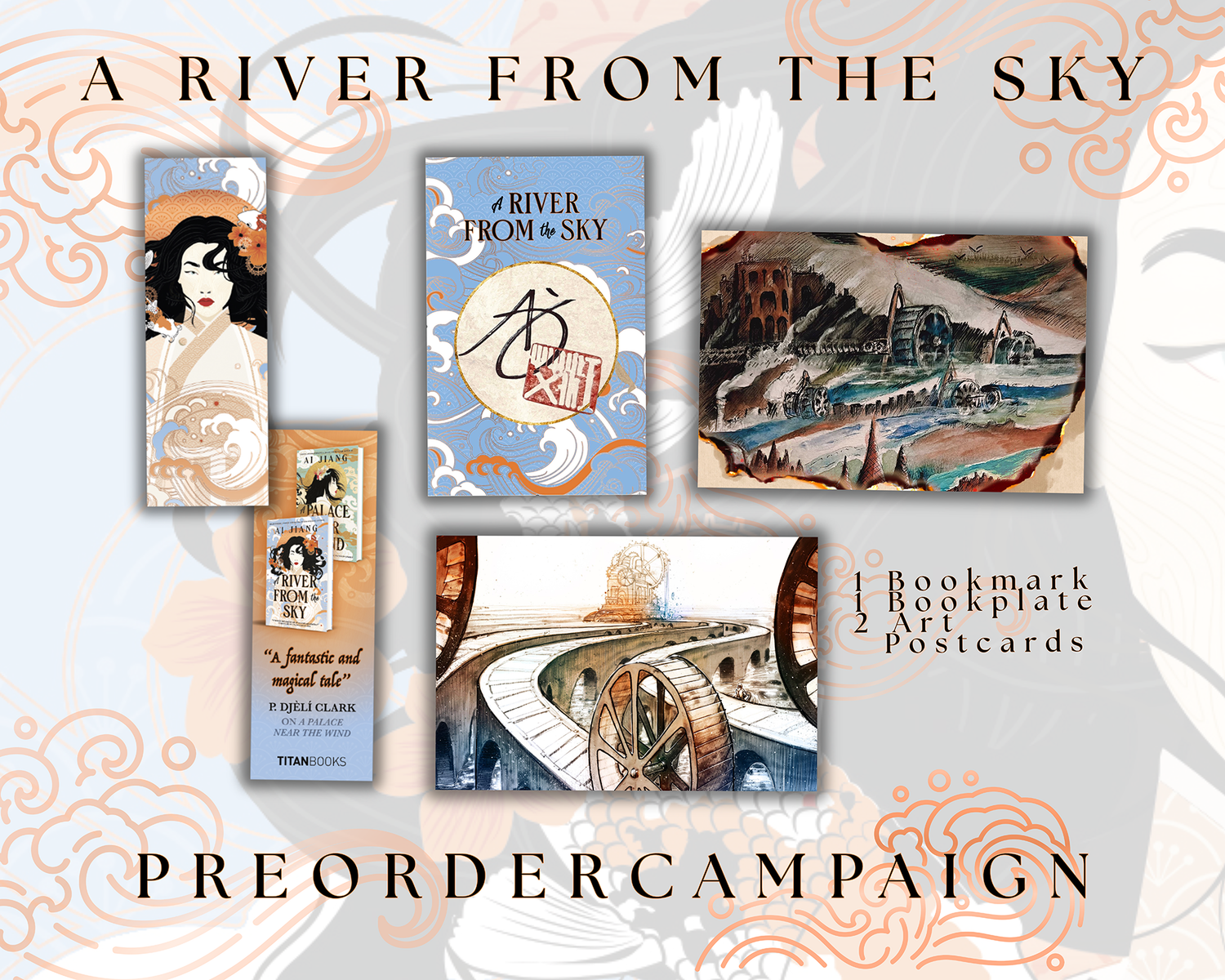 A River From the Sky by Ai Jiang (w/ signed book plate and author gifts)