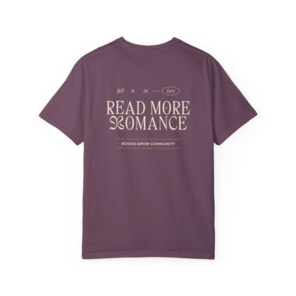 Romance Book Club Tee–&quot;Read More Romance&quot;