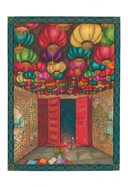The Gate, The Girl, and The Dragon by Grace Lin (with Signed Art Print)