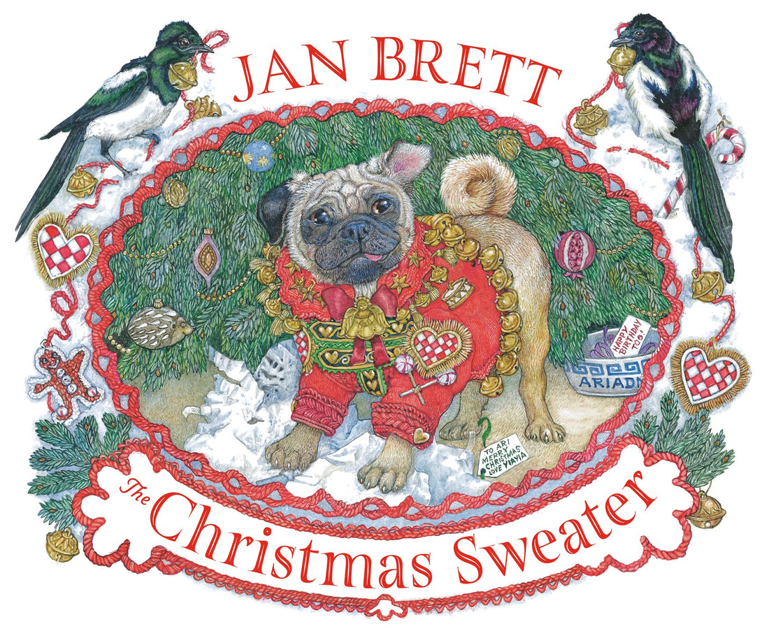 The Christmas Sweater by Jan Brett (Signed)