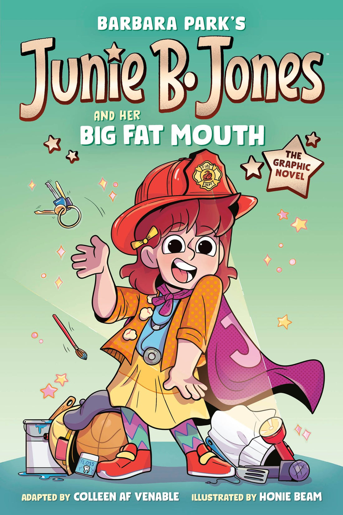 Junie B. Jones and Her Big Fat Mouth by Barbara Park, Colleen AF Venable, Honie Beam