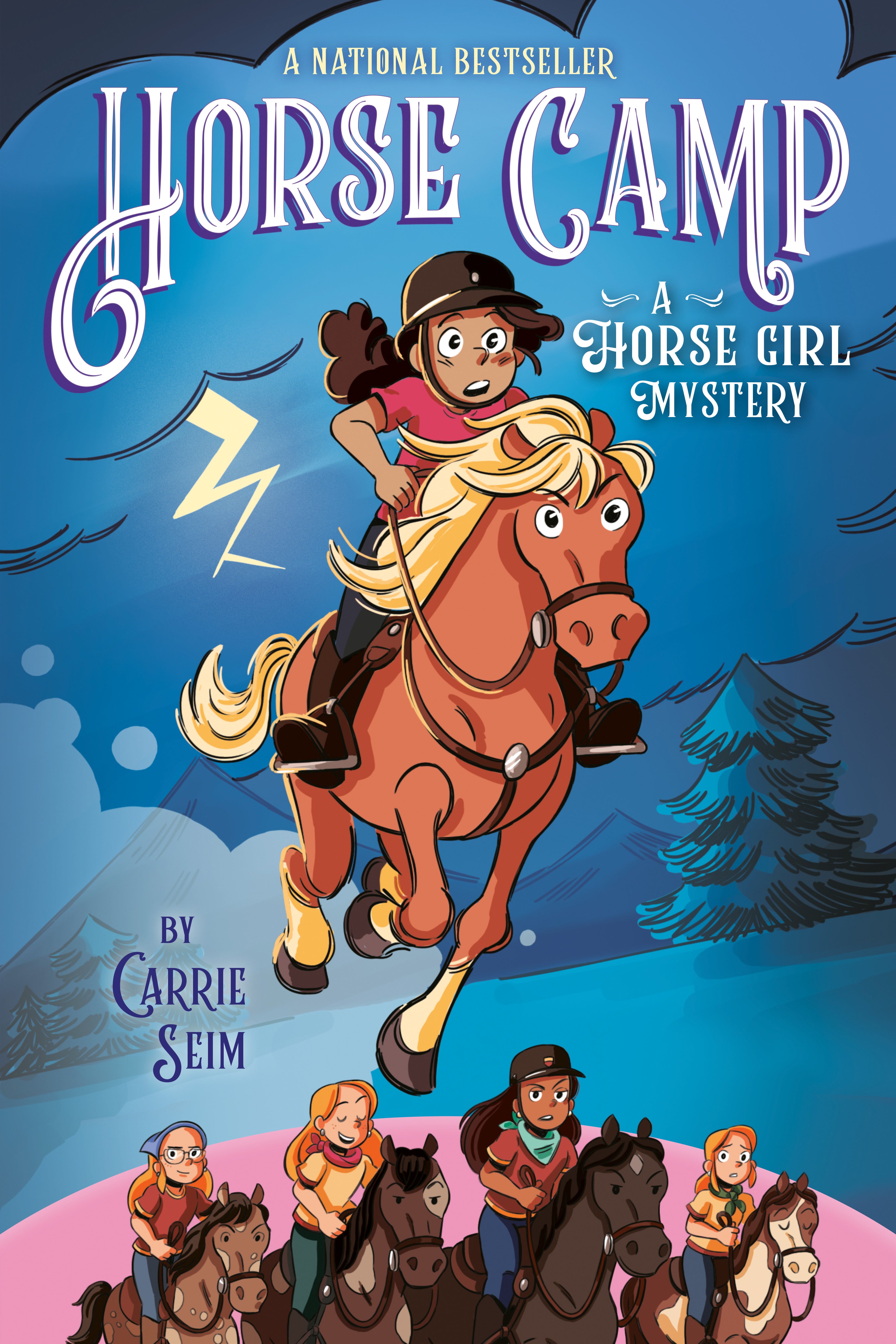 Horse Camp: A Horse Girl Mystery by Carrie Seim, Steph Waldo