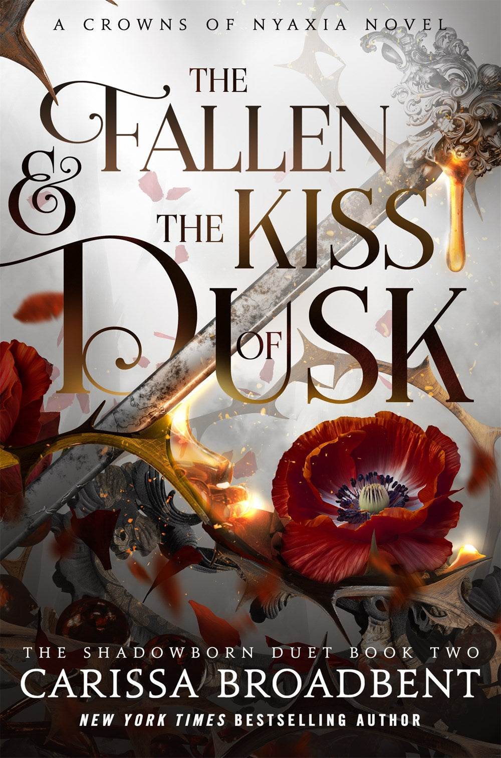 The Fallen &amp; the Kiss of Dusk The Shadowborn Duet, Book Two by Carissa Broadbent