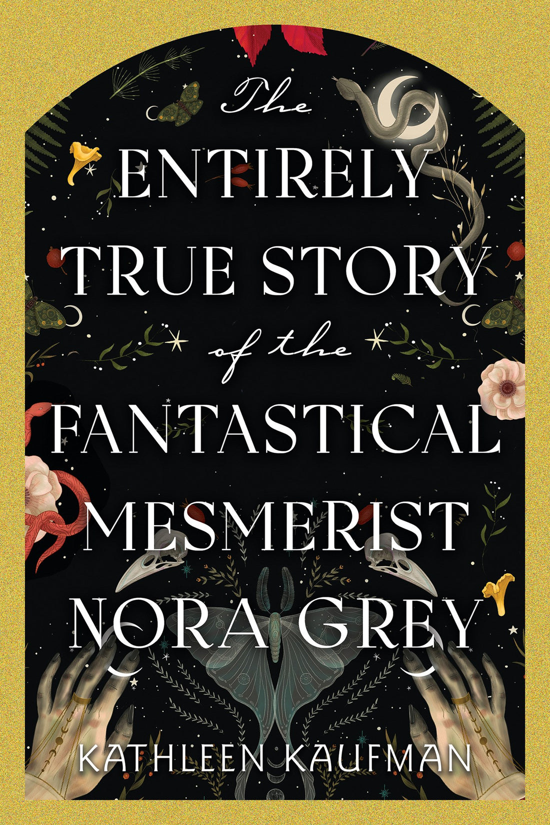 The Entirely True Story of the Fantastical Mesmerist Nora Grey by Kathleen Kaufman (w/tarot bookmark)