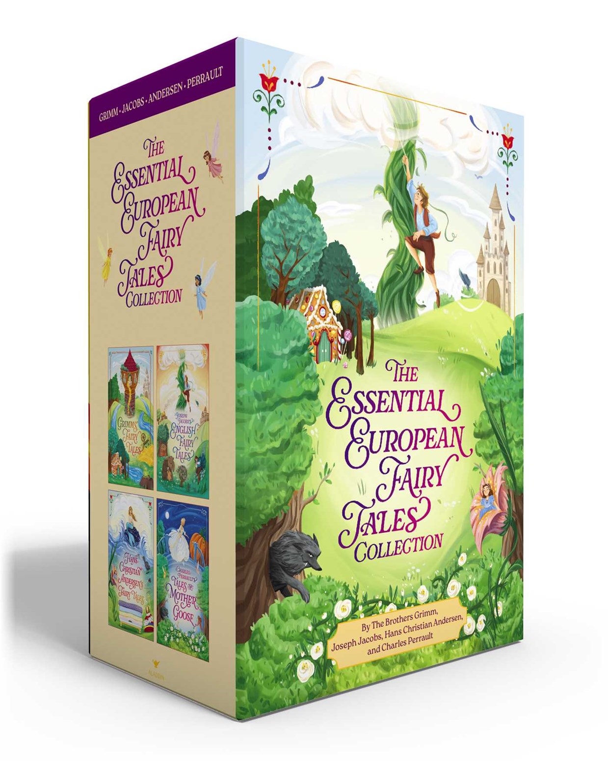 The Essential European Fairy Tales Collection by Jacob Grimm, Wilhelm Grimm, Joseph Jacobs, Hans Christian Andersen, Charles Perrault
