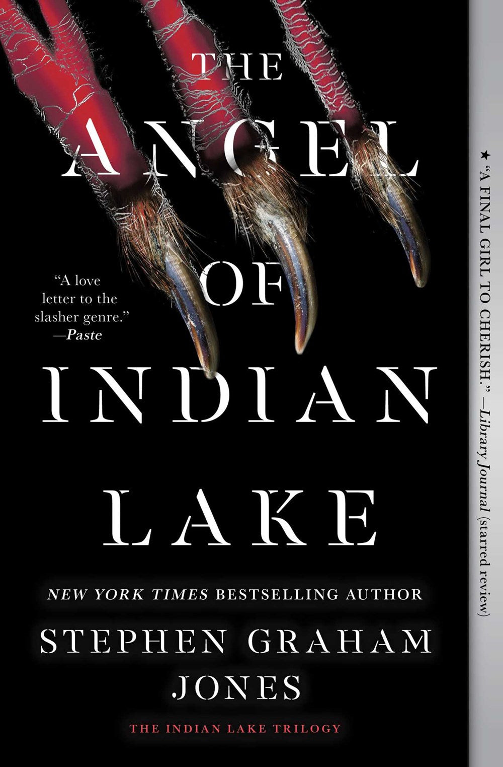 The Angel of Indian Lake by Stephen Graham Jones (w/ signed bookplate)