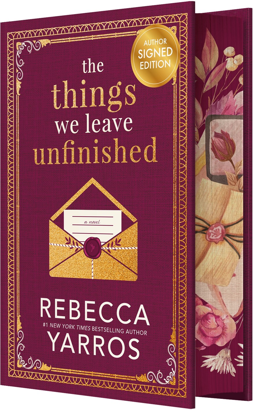 The Things We Leave Unfinished by Rebecca Yarros (Signed)