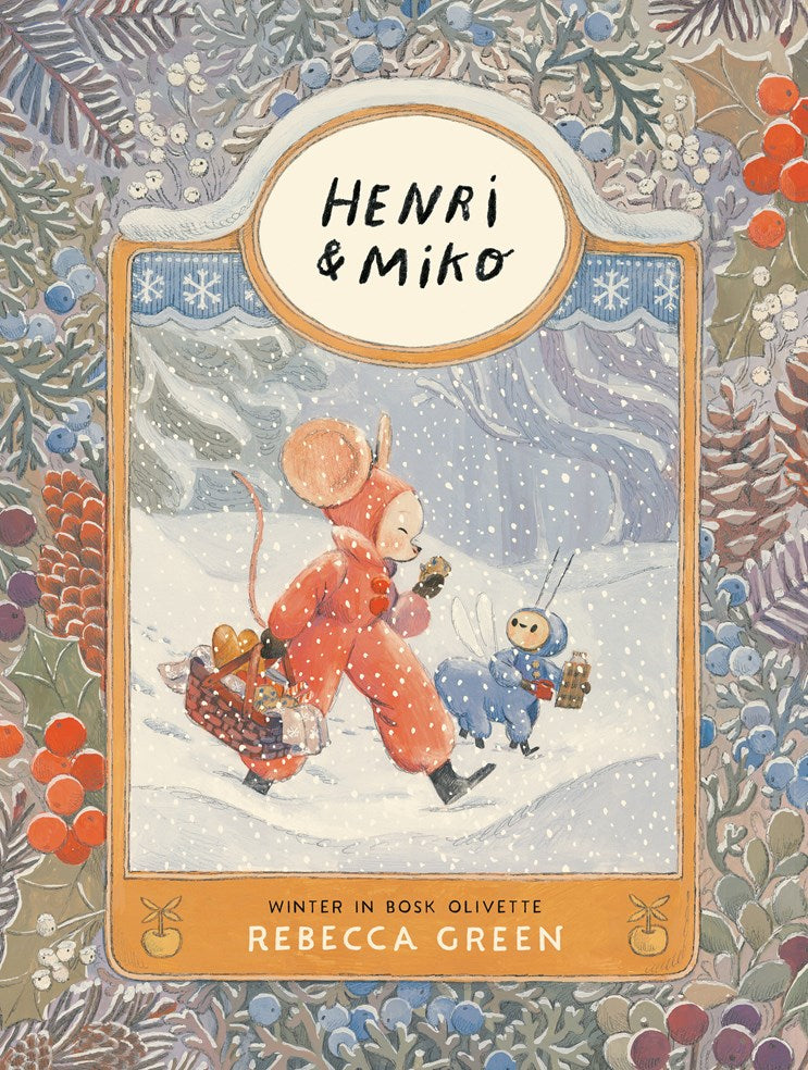 Henri and Miko: Winter in Bosk Olivette by Rebecca Green