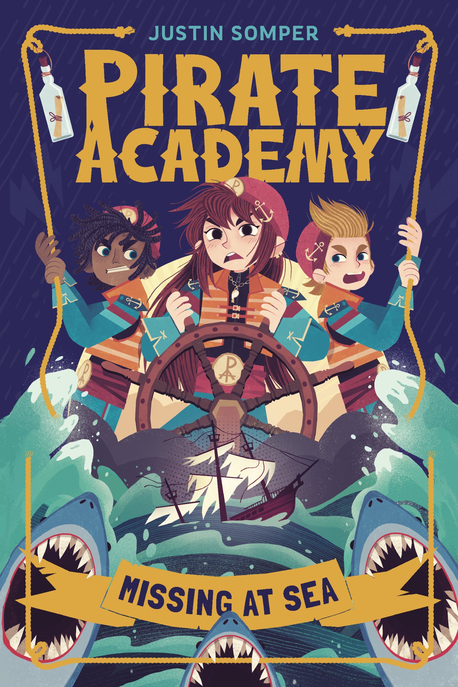 Pirate Academy: Missing at Sea by Justin Somper, Teo Skaffa