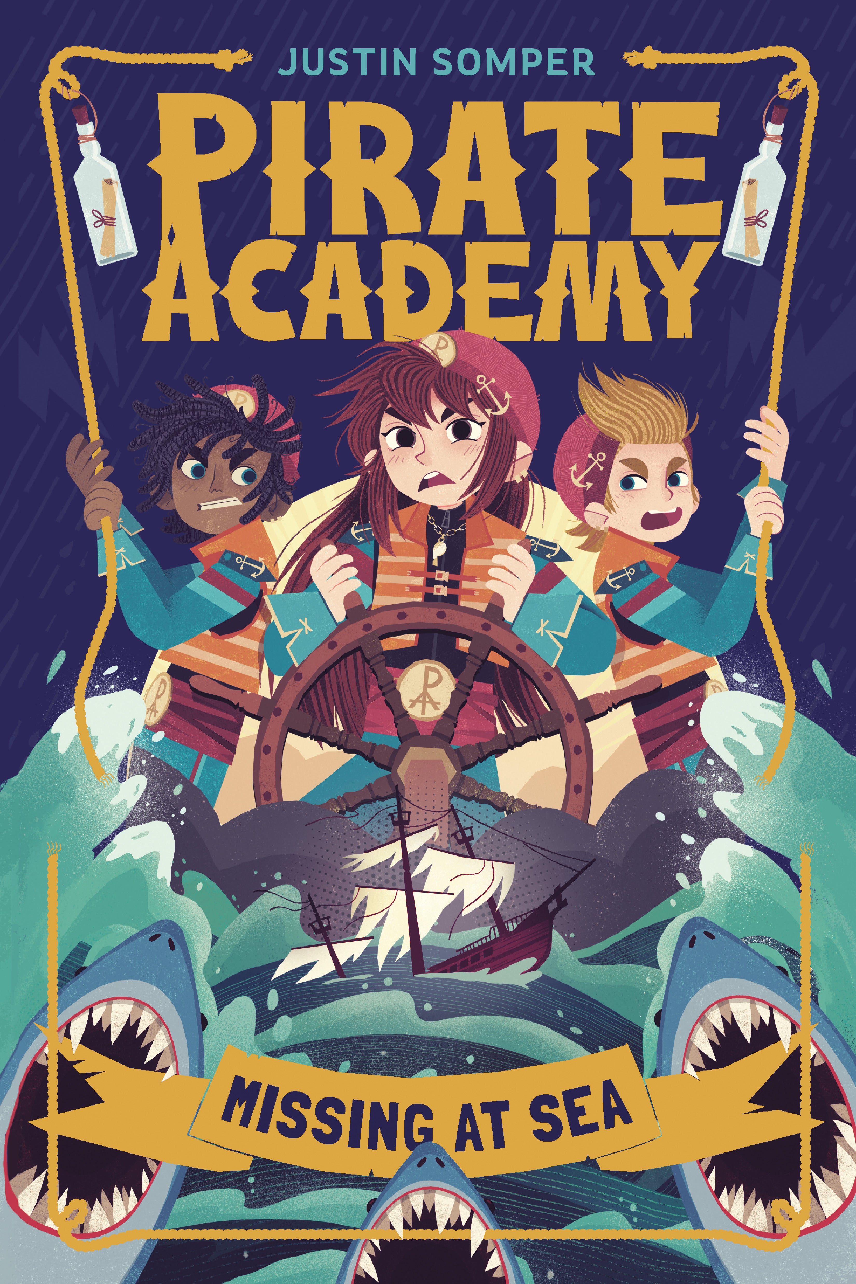 Pirate Academy: Missing at Sea by Justin Somper, Teo Skaffa