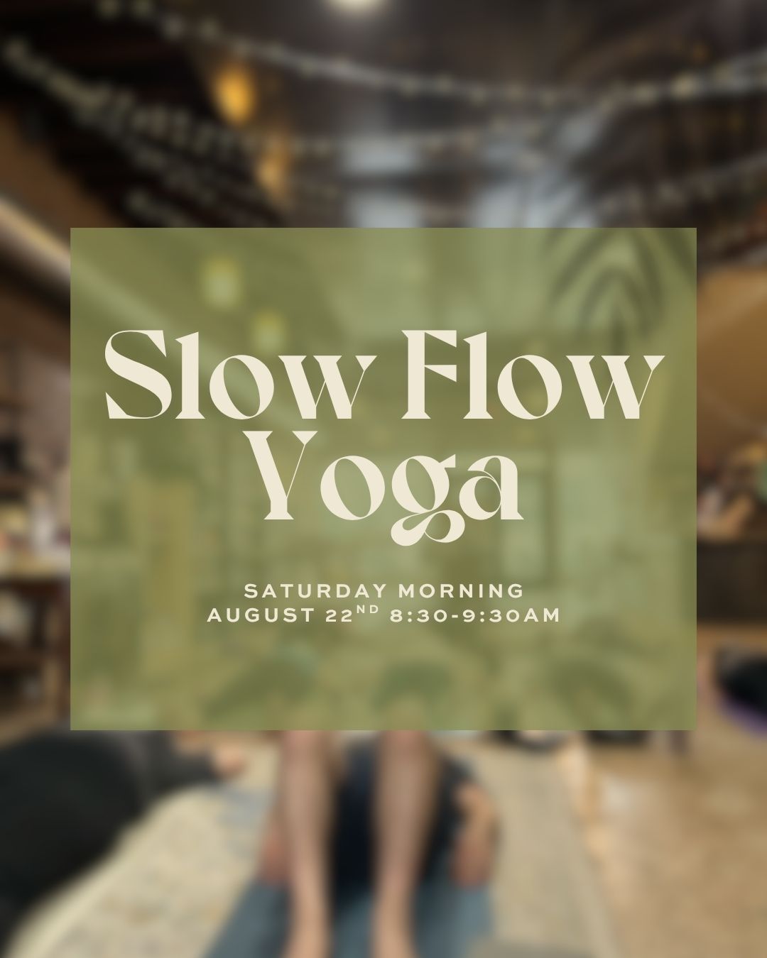 Slow Flow Yoga @ Underbrush Books
