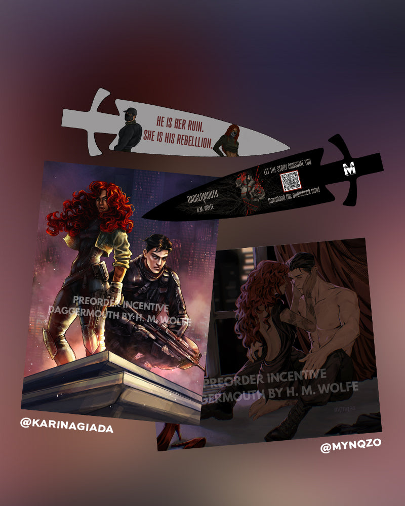 Daggermouth by H. M. Wolfe (Deluxe Edition w/ artwork &amp; bookmark)