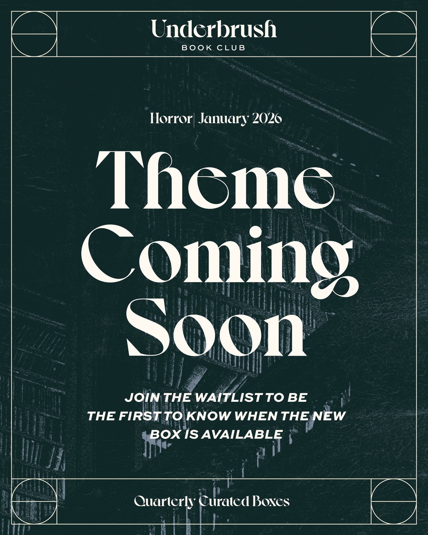 Quarterly Horror Book Box (January 2026)