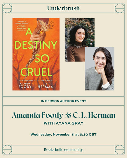 Event Ticket: A Destiny So Cruel by Amanda Foody &amp; C. L. Herman