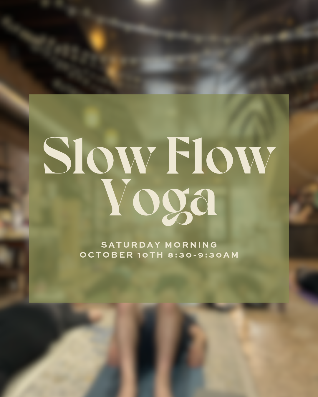 Slow Flow Yoga @ Underbrush Books